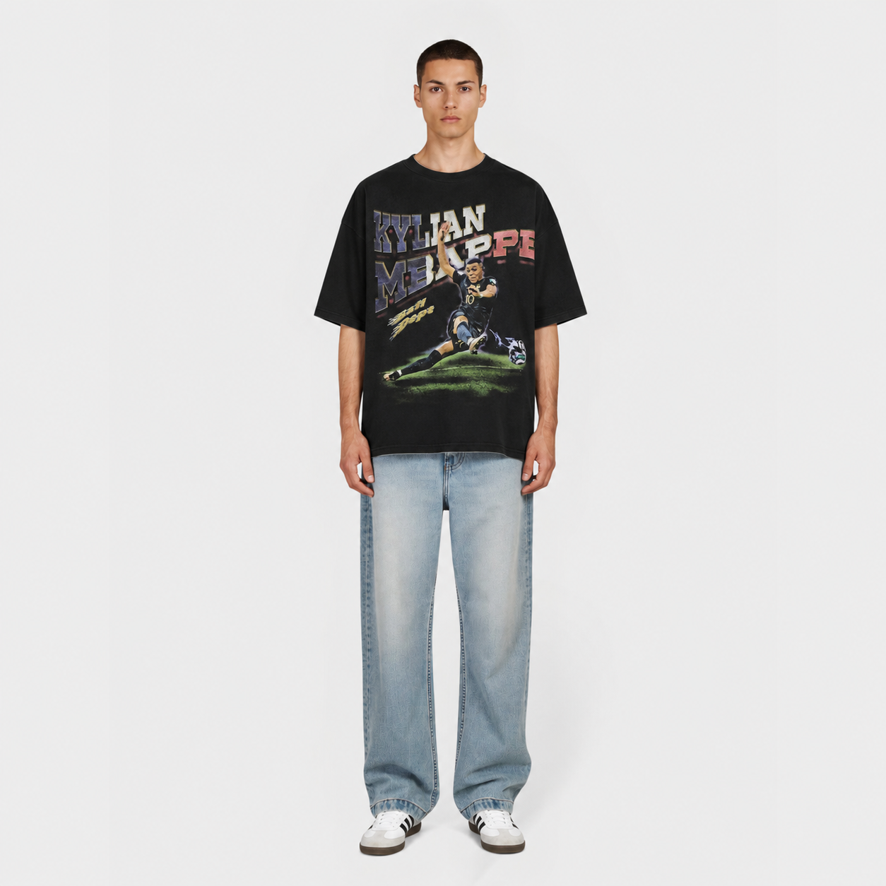 Kylian Mbappé · WM 2026 Oversized Graphic Tee