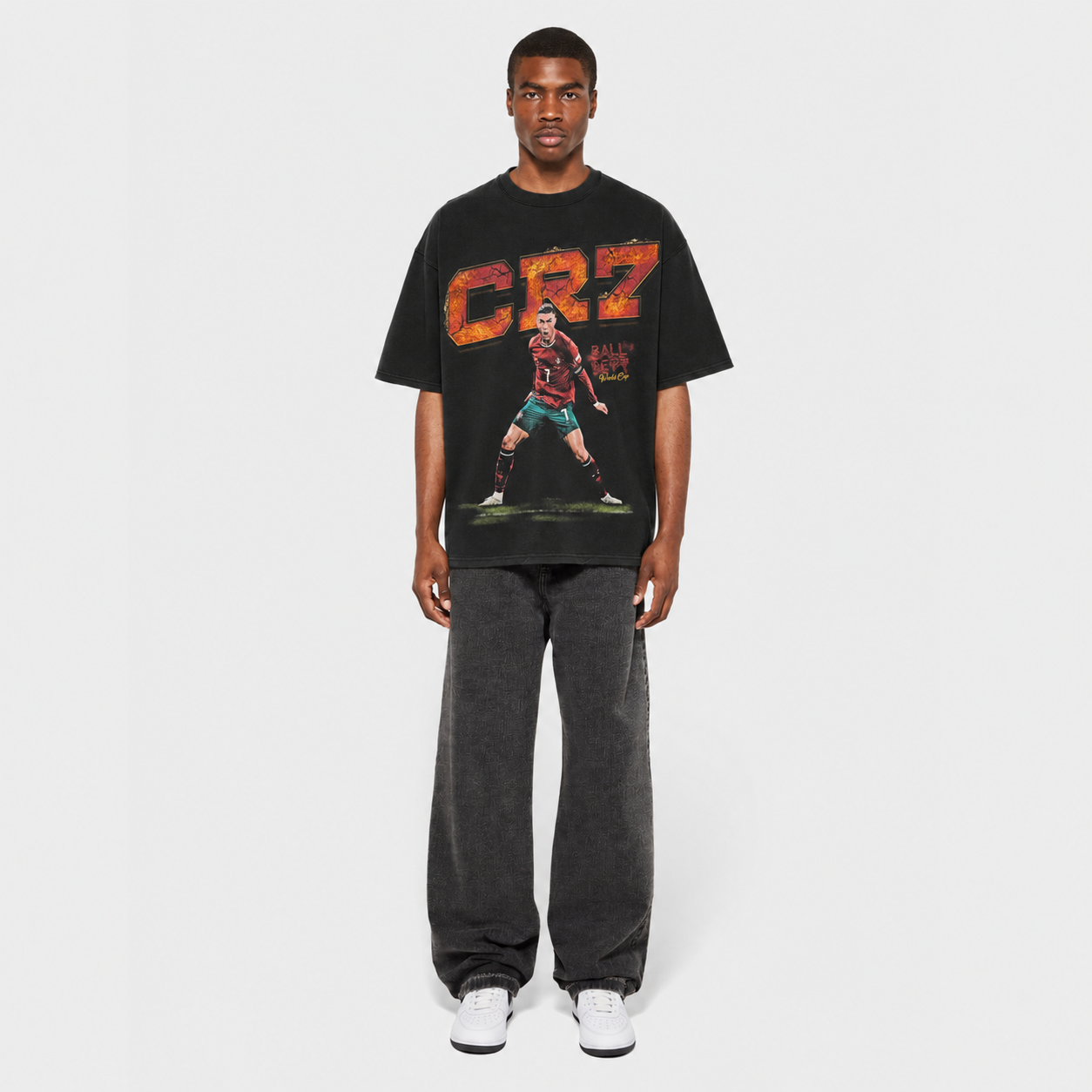 Cristiano Ronaldo · WM 2026 Oversized Graphic Tee
